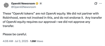 OpenAI为什么不想在Robinhood上交易「股票」？